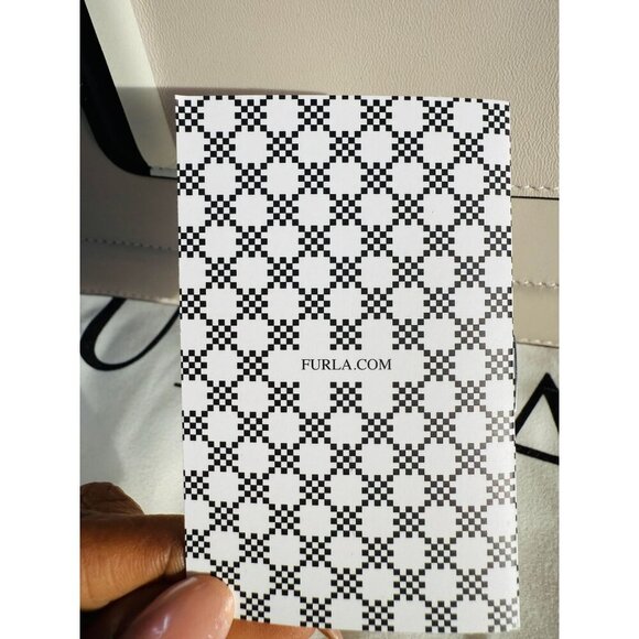 Furla‎ Reale North South Large Convertible Leather Tote Creamy Beige - Picture 14 of 16